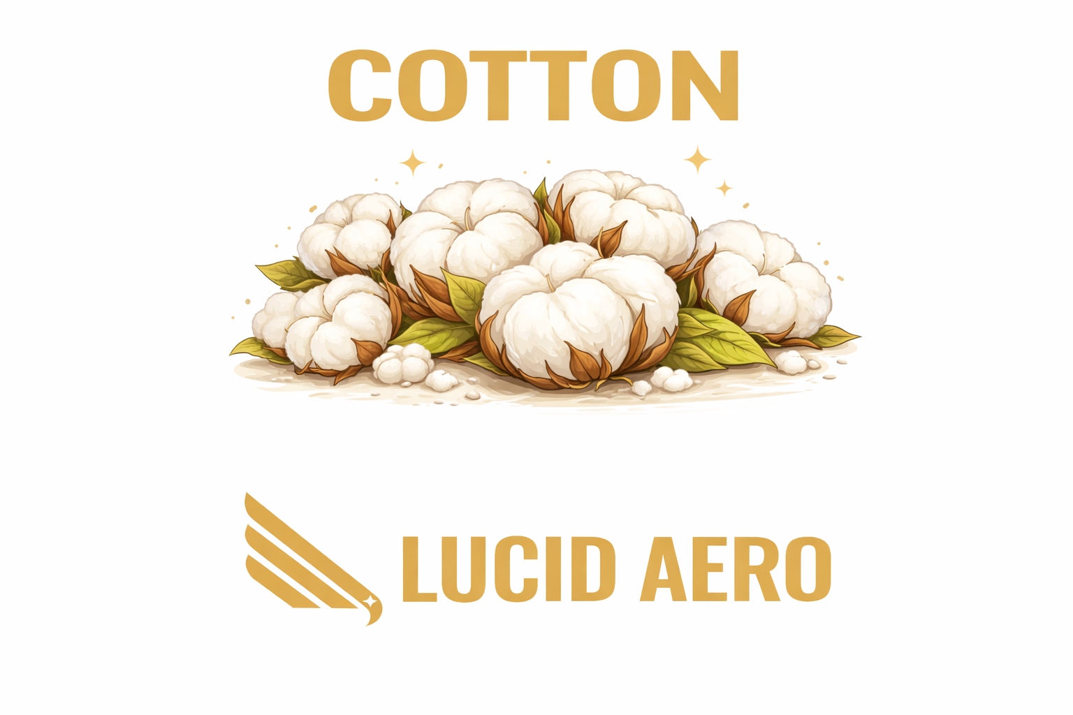 Lucid Aero cotton buffing sleeve — fine soft texture for finishing passes and swirl removal